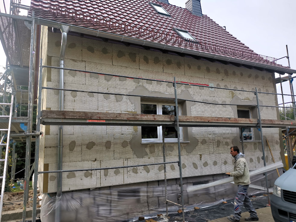 Fassadendämmung für energetisches Bauen